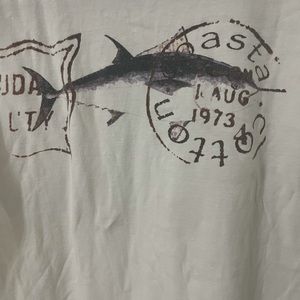 Medium Coastal Cotton tee looks worn